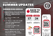 Summer Mailer - Updates from Whitehall City Schools